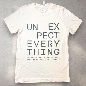 Grammy Awards 2020 Merch Shirt Mens Medium White‎ Unexpected Everything LA